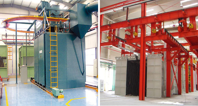吊鉤通過式拋丸機案例展示圖