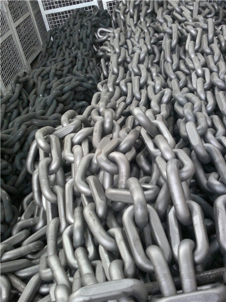 錨鏈拋丸清理之后的效果圖