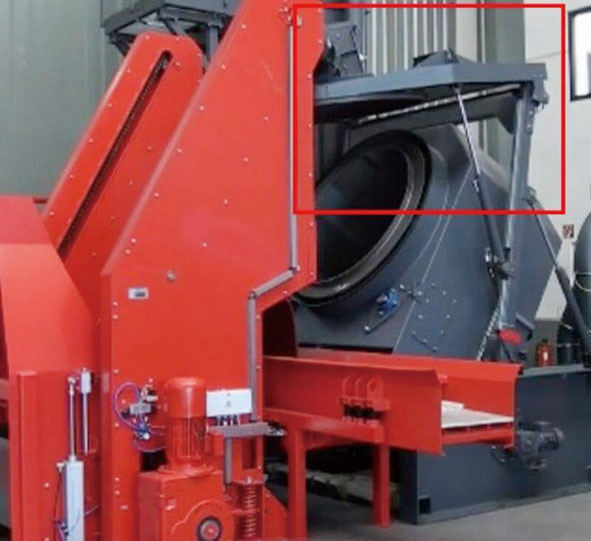 傾斜滾筒拋丸清理機(jī)