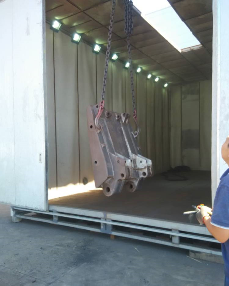 無地坑風(fēng)力回收噴砂房 無地坑風(fēng)力回收噴砂房