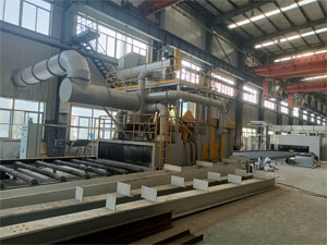 濟南3.5米鋼板預處理線完工交付